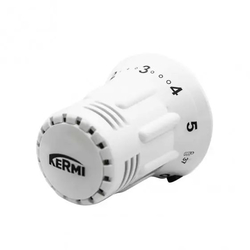 Термоголовка Kermi ZV01900002 с фиксатором, белая